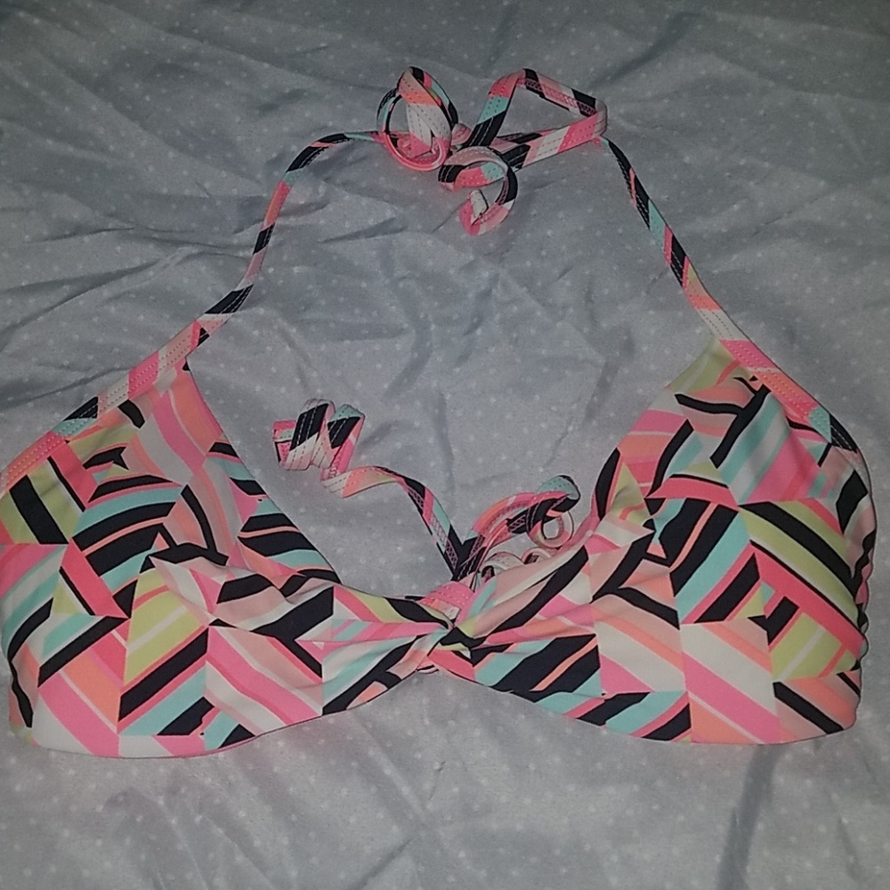 Neon bikini top